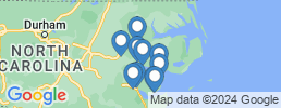 map of fishing charters in Vanceboro