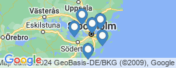 map of fishing charters in Vaxholm