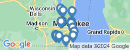 map of fishing charters in Pewaukee