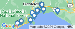 map of fishing charters in Crawfordville