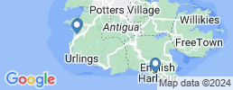map of fishing charters in Antigua and Barbuda
