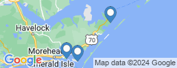 map of fishing charters in Cape Lookout