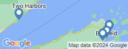 map of fishing charters in Silver Bay