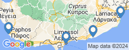 Map of fishing charters in Limassol