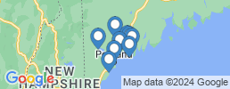 map of fishing charters in Topsham