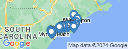 mapa de operadores de pesca en Ocean Isle Beach