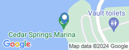 Map of fishing charters in Flaming Gorge
