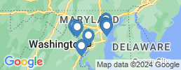 map of fishing charters in Gaithersburg