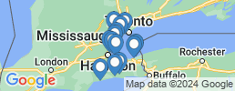 mapa de operadores de pesca en Hamilton