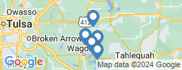 map of fishing charters in Wagoner