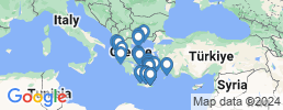 map of fishing charters in Greece