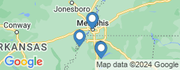 map of fishing charters in Tunica