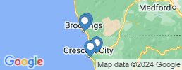 mapa de operadores de pesca en Crescent City