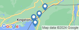 mapa de operadores de pesca en St Lawrence River