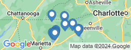 mapa de operadores de pesca en Clarkesville