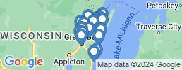 map of fishing charters in Kewaunee