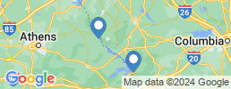 map of fishing charters in Clarks Hill