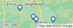 map of fishing charters in Tunkhannock