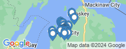 map of fishing charters in Lake Leelanau
