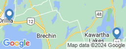 mapa de operadores de pesca en Kawartha Lakes