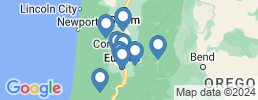 Map of fishing charters in Eugene