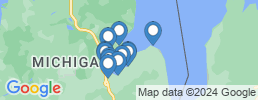 map of fishing charters in Au Gres