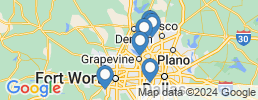 mapa de operadores de pesca en Grapevine