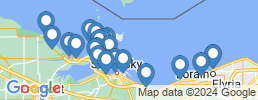 mapa de operadores de pesca en Huron