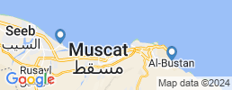 map of fishing charters in Oman