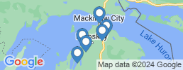 map of fishing charters in Petoskey
