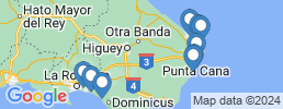 mapa de operadores de pesca en Punta Cana
