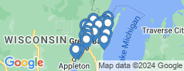 map of fishing charters in Little Suamico