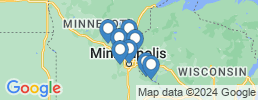 mapa de operadores de pesca en Twin Cities