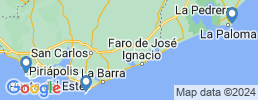 map of fishing charters in Uruguay
