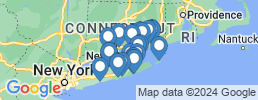 Map of fishing charters in Hampton Bays