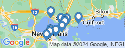 map of fishing charters in Mandeville