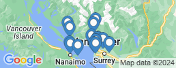 map of fishing charters in Gibsons