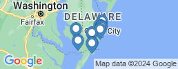 map of fishing charters in Chincoteague