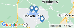map of fishing charters in Canyon Lake