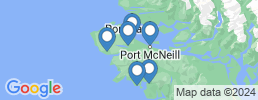 Map of fishing charters in Port Alice
