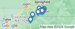 map of fishing charters in Eureka Springs
