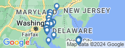 map of fishing charters in Maryland