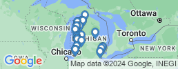 map of fishing charters in Michigan
