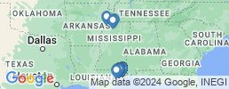 map of fishing charters in Mississippi