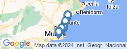 map of fishing charters in San Javier