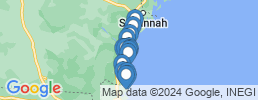 mapa de operadores de pesca en St. Simons