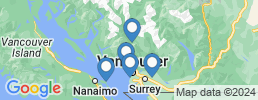 map of fishing charters in Burrard Inlet