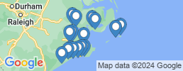 map of fishing charters in Carteret County