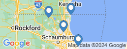 map of fishing charters in Kane County