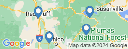 map of fishing charters in Plumas County